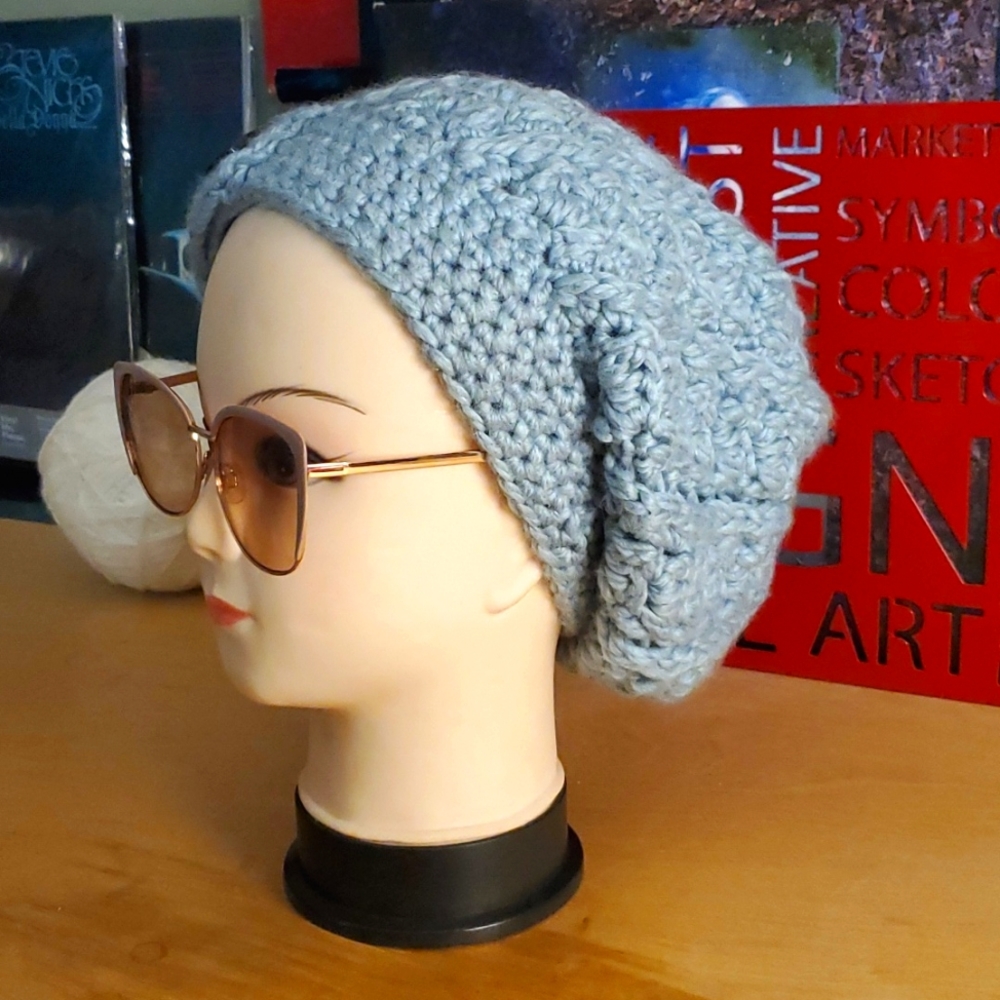 ☀️ Super bulky grey Beany ☀️ Handmade